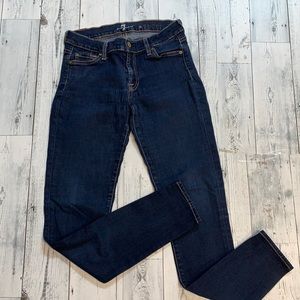 Seven 7 For All Mankind The Skinny Jeans Sz 27 Stretch